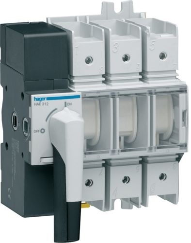 Hager Modułowy rozłącznik izolacyjny HAE312 125A 3P HAE312