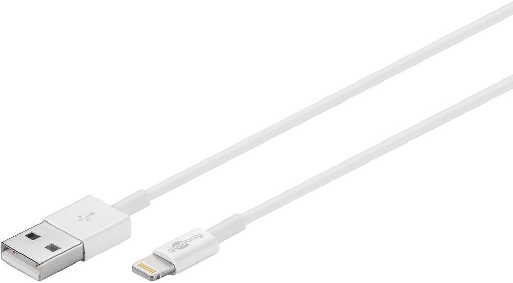 Goobay Kabel do iPad/iPhone/iPod 54600 [1x Złącze męskie USB 2.0 A 1x Złącze męskie Apple Dock Lightning] 1 m