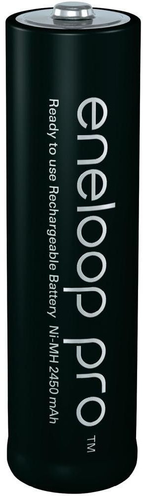 Panasonic Akumulatory AA NiMH Akumulator eneloop Pro BK-3HCCE 1.2 V 2450 mAh 1 szt PHR3UWXB