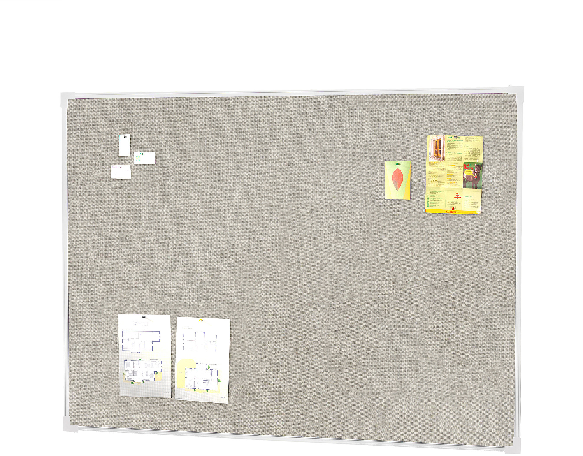 AJ Tablica ogłoszeniowa z tkaniną lnianą 900x600mm 11330