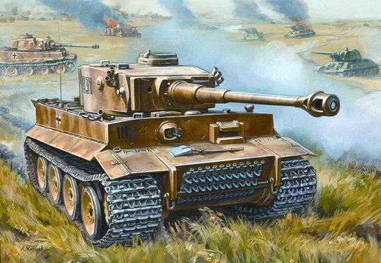 Zvezda Niemiecki czołg cięzki PzKpfw VI Tiger 5002