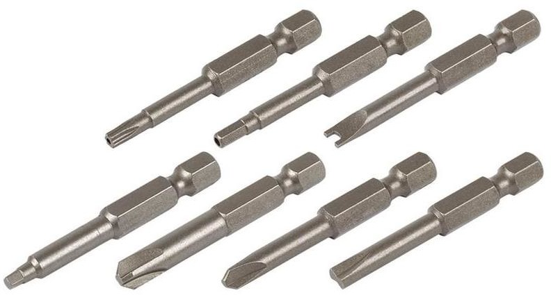 Wolfcraft Bit z końcówką Tri-Wing 1 2 3 stal S2 piaskowany twardy E 6.3 3 szt
