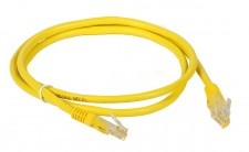 ABCVISION PATCHCORD RJ45/1.0-YELLOW UTP kat.5e ŻÓŁTY 1m
