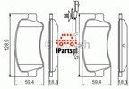 BOSCH Klocki hamulcowe - komplet 0 986 494 500