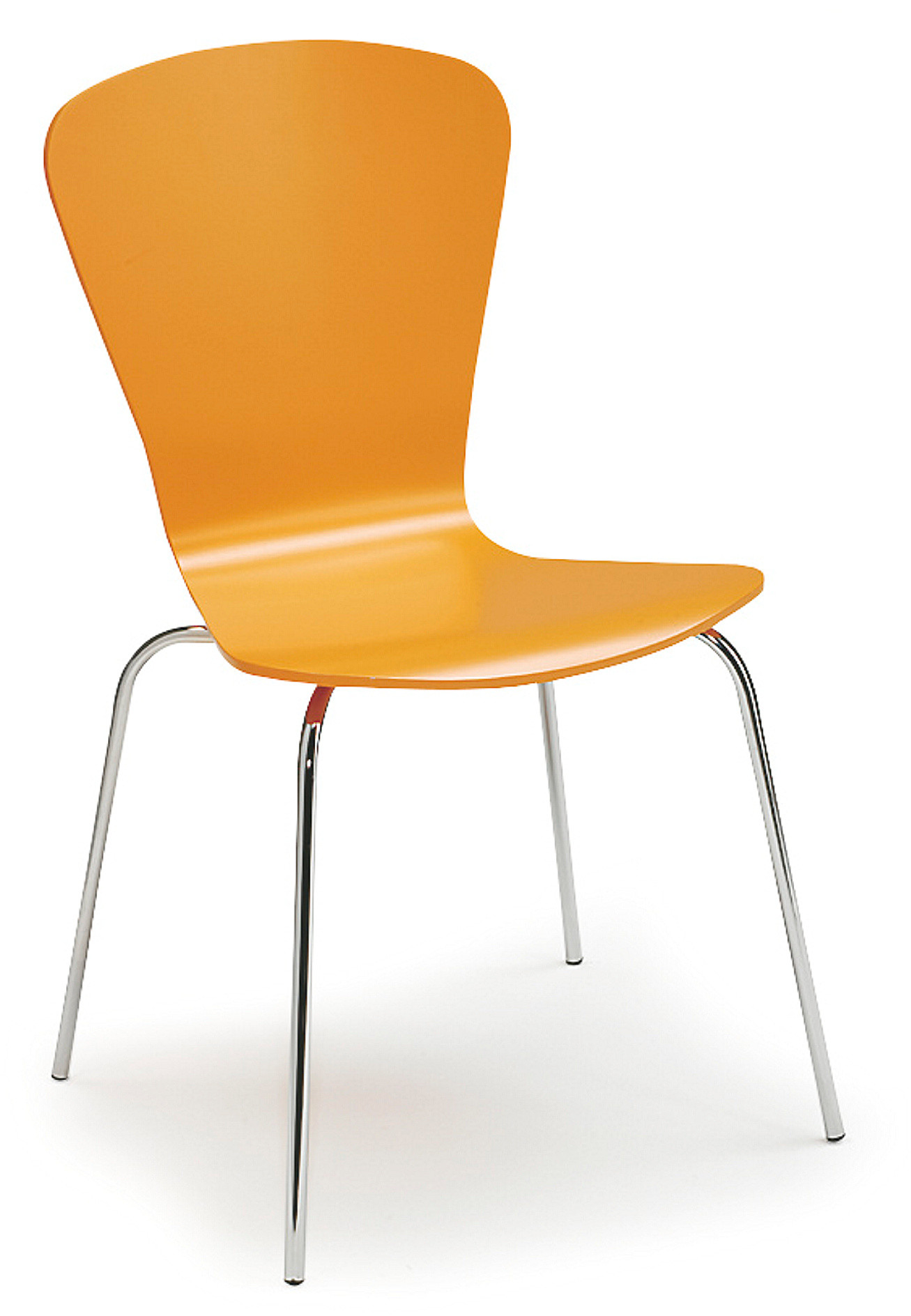 AJ Krzesło z giętkiej sklejki Kolor: Pomarańczowy 135317