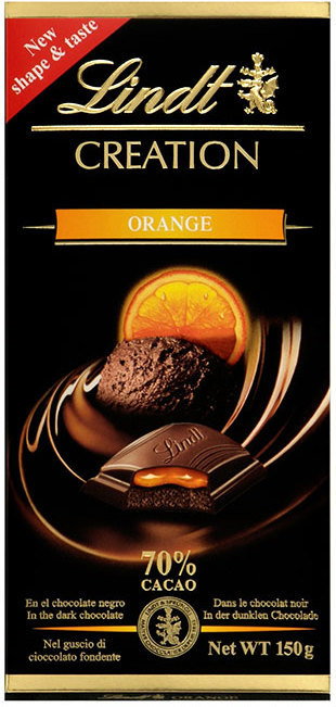 Lindt Creation 70% Orange 150g