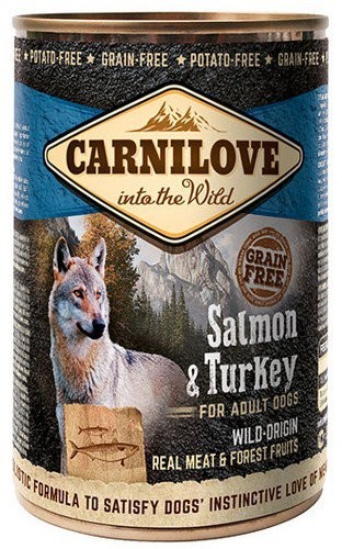 Carnilove Wild Meat Salmon & Turkey Adult - łosoś i indyk puszka 400g