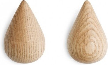 Normann Copenhagen Wieszak Dropit Nature Duży 2szt. Norman Copenhagen 331545