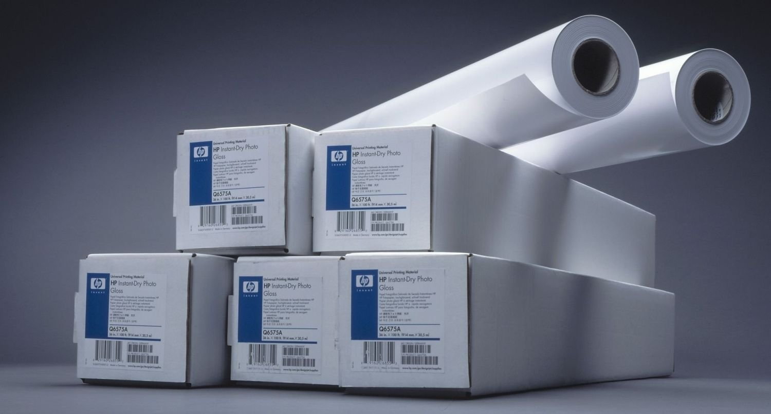 HP Instant Dry Papier fotograficzny Gloss Universal (36 rola, 190g, 30.5m) Q6575A