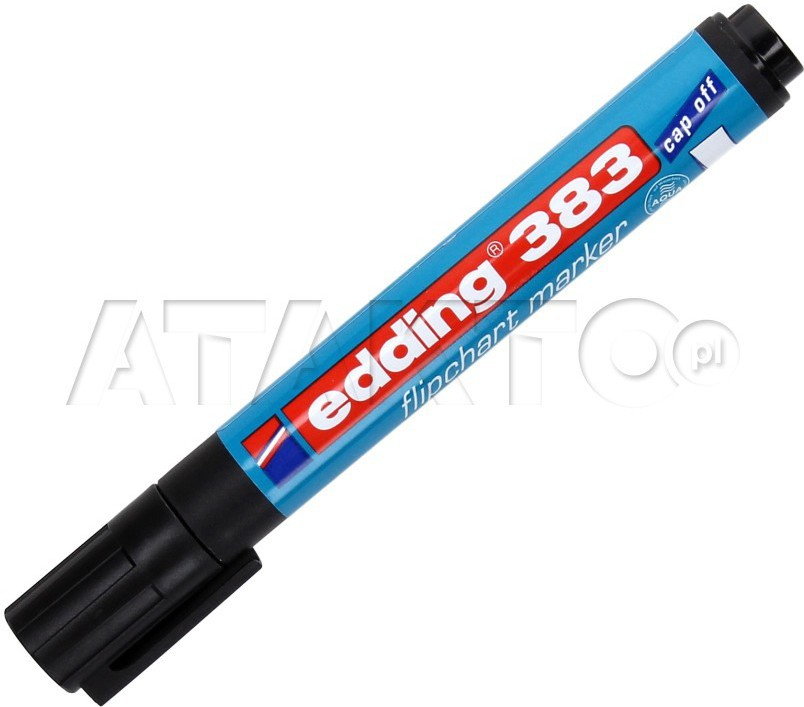 Edding Marker Suchościeralny flipchart 1.0-5.0mm czarny ścięty 383 EG1062