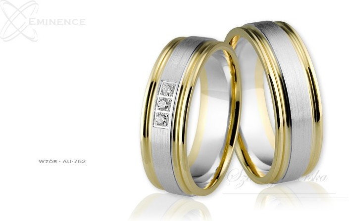 Eminence Obrączki ślubne - wzór Au-762