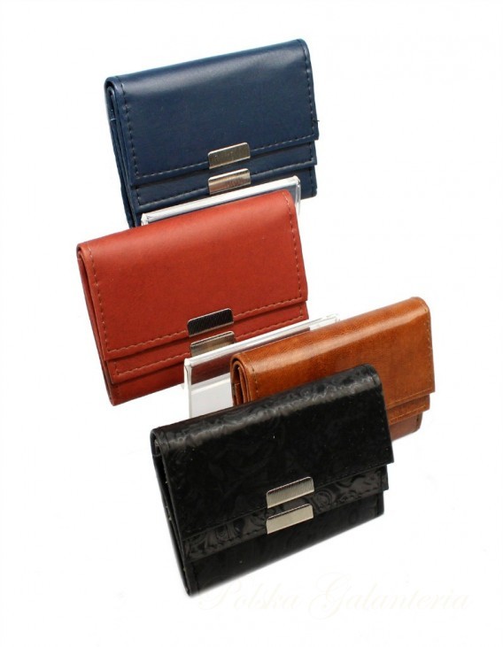 Haro Praktyczny portfel Uniwersalny (PL) Sakieweczka Mini Skóra Włoska czerwony,