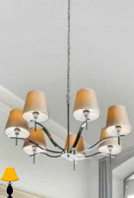 Azzardo Lampa wisząca PRINCESSA 5 2286-5P -