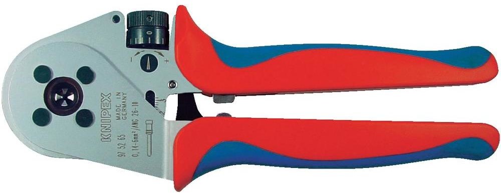 Knipex Praska konektory zakręcane 6 mm2 z Pudełkiem z tworzywa sztucznego 97 52 65 A