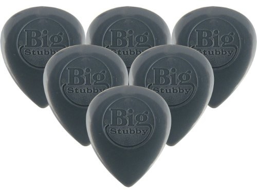 Jim Dunlop Nylon Big Stubby 445 3,00 MM  czarny  6 sztuki 22445300006