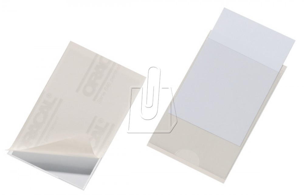 Durable Samoprzylepna kieszeń Pocketfix 90 x 57mm 100 sztuk 8279-19