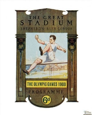 Pyramid Posters London 1908 Olympics - reprodukcja PPR43046