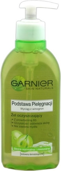 Garnier Podstawa Pielęgnacji - żel oczyszczający z żywą wodą z owoców do skóry normalnej i mieszanej 200ml