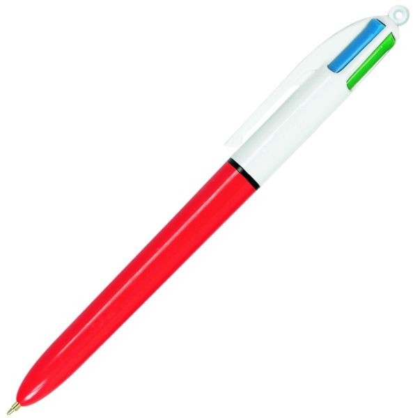 BIC Długopis Automat. biało-czerwony 4 COLOURS FINE - H2924 NB-2345