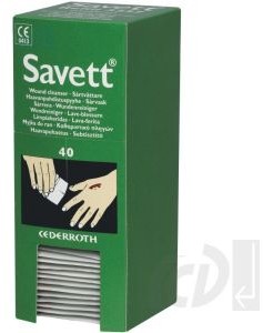 Cederroth Serwetki dezynfekujšce SAVETT 3227 40szt.)