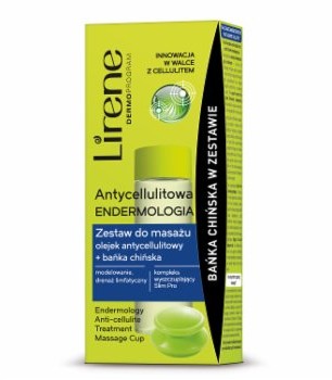 Lirene ANTYCELLULITOWA ENzestaw kosmetyków do twarzyLOGIA ZESTAW DO MASAŻU OLEJEK ANTYCELLULITOWY + BA