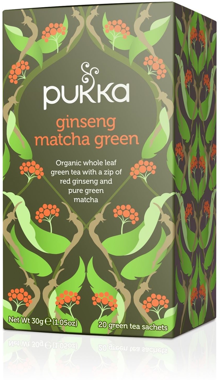 Pukka - herbaty PUKKA Ginseng Matcha Green 20 saszetek