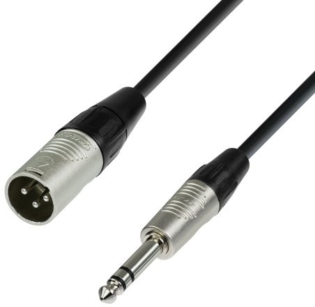 Adam Hall adam hall 4 Star Series rean 10-m XLR kabel męski do wtyczki 6,3 MM JACK K4BMV1000