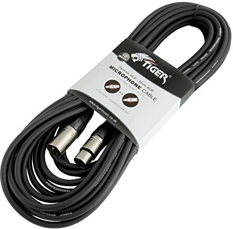 Tiger mic4  10 Silver Series XLR-XLR mikrofon kabel  10 m MIC4-10