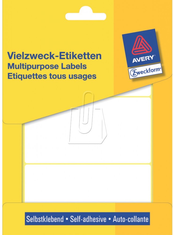 Avery Zweckform Etykiety do opisywania ręcznego Zweckform 98 x 51mm 84 etykiety 3331