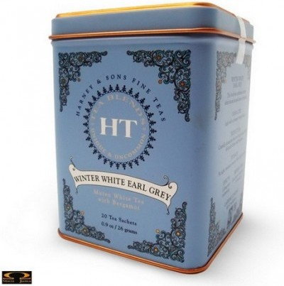 Harney & Sons Winter White Earl Grey, puszka 20 torebek