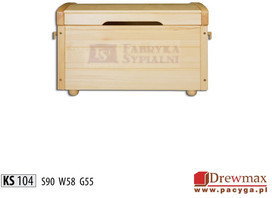 Drewmax Kufer sosnowy typ KS 104