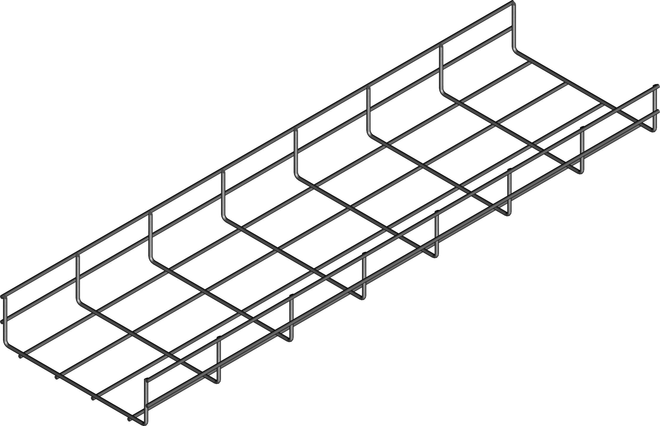 Korytko kablowe siatkowe ocynkowane 100x60mm długość 3m KDS100H60/3 970110 BAKS
