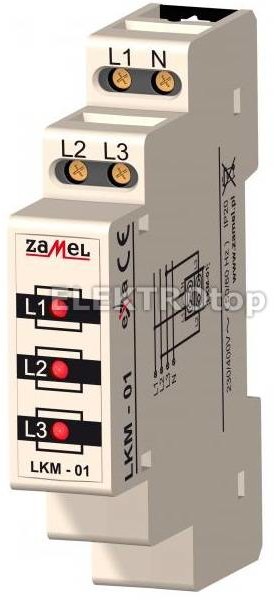 Zamel LKM-01-10 WSKAŻNIK ZASILANIA 230/400V 3xLED