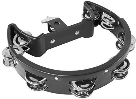 Tiger jakości tam70 BK  Tambourine półksiężyca z montierhalterung  czarny TAM70-BK
