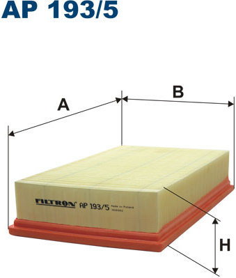Filtron AP 193/5 - Filtr powietrza AP 193/5 - Jaguar S-Type, XF, XJ/XJR (X350)