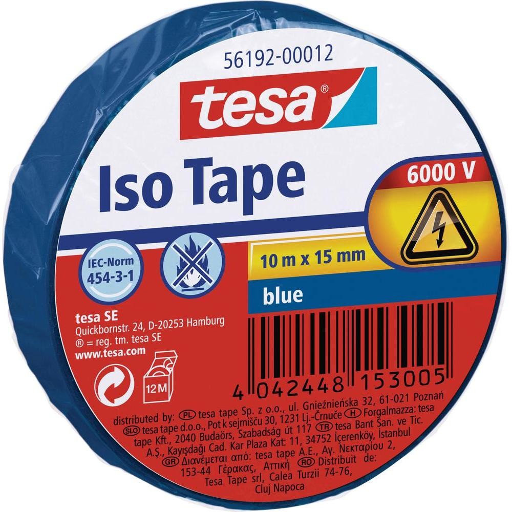 TESA Taśma izolacyjna DxS) 10 m x 15 mm 56192-12-02 1 Rolka(ek)