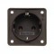 Berker Gniazdo Schuko brązowy, mat; Integro mechanizm - 0941852501