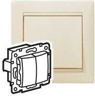 Legrand Valena - Łącznik świecznikowy krem 10 A 774305