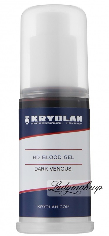 KRYOLAN HD BLOOD GEL - Krew w żelu HD - LIGHT ARTERIAL KR4166-LIGHT ARTERIAL