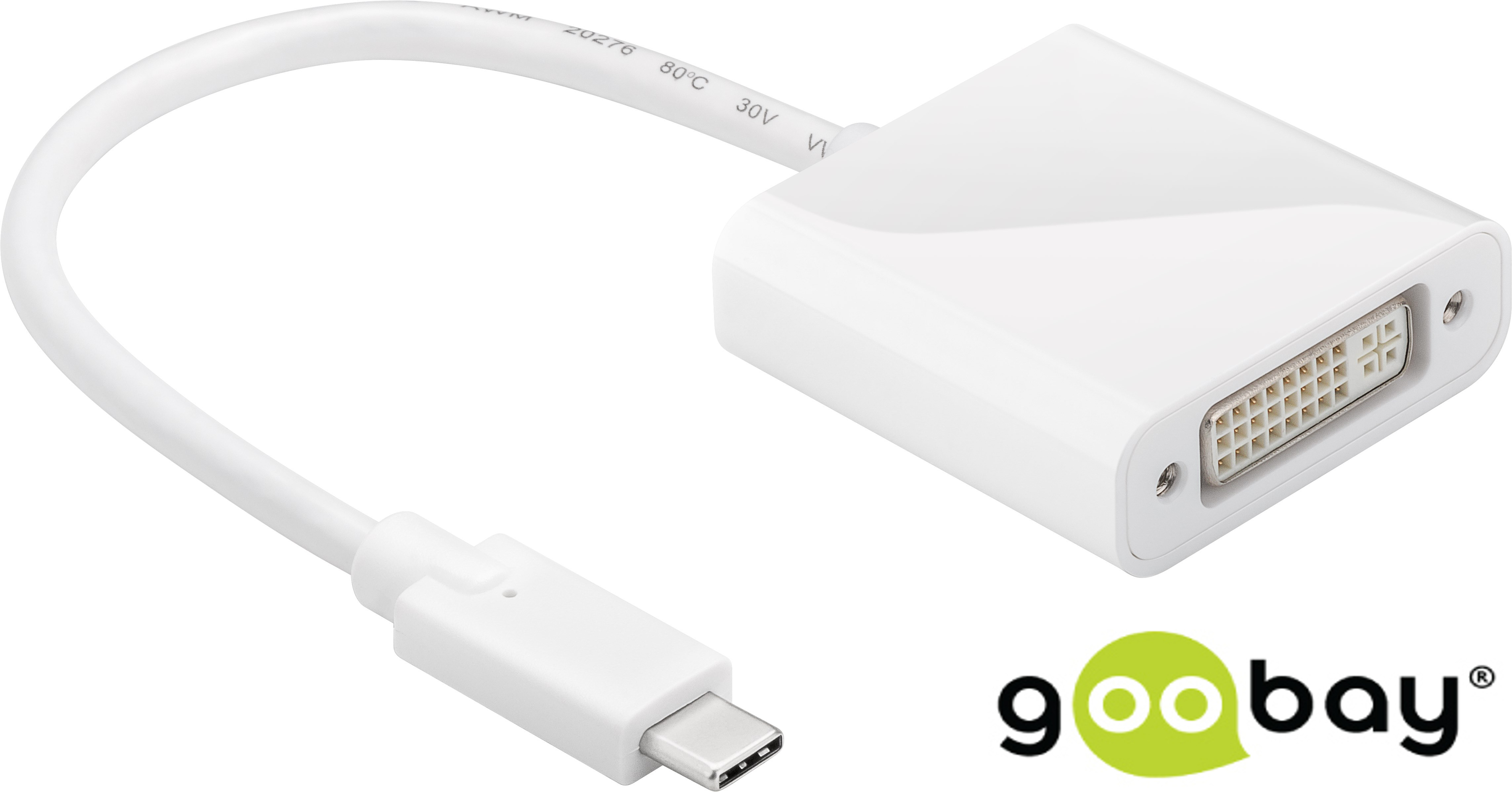 Goobay Adapter USB-C na gniazdo DVI 66255