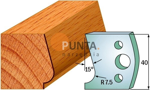 top CMT UTENSILI Art. 690.038 - NOŻE i OGRANICZNIKI 40 mm 691.038
