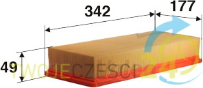 Valeo Filtr powietrza 585035