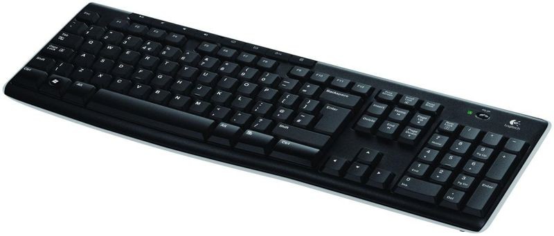 Logitech Klawiatura bezprzewodowa LOGITECH K270 + naklejki PL 5099206033139, 5054531980039,