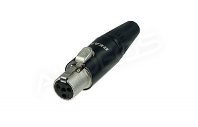 Neutrik / Rean NYS-RT4FC-B wtyk mini xlr 4 pin, żeński, na kabel