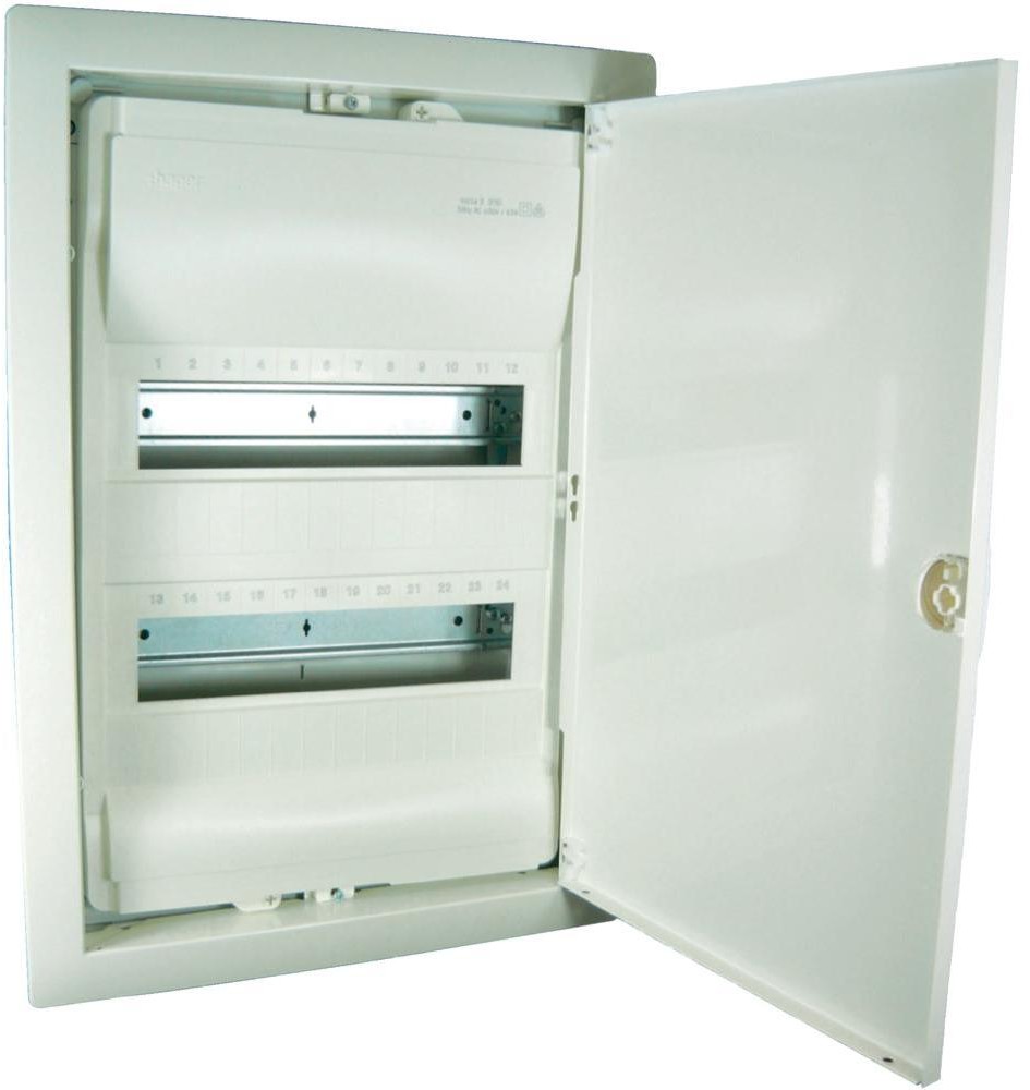 Hager Skrzynka rozdzielcza podtynkowa 2 x 12 miejsc montażowych 348 x 461 x 97mm