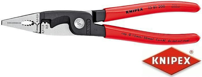 Knipex szczypce do prac elektroinstalacyjnych 200 mm (13 81 200 / 13 81 200 SB)