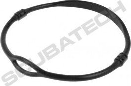 Scubatech Gumka do automatu, czarna M (62 cm)