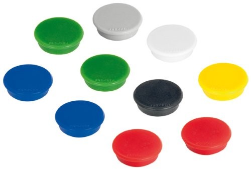 Franken 10 X FRANKEN magnes przytrzymujący magnes, 32 MM, 800 G, sortowane, posortowany kolorami 32 mm HM30 99