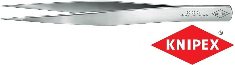Knipex Pinceta precyzyjna ostro zakończona (92 22 04, 92 22 06)