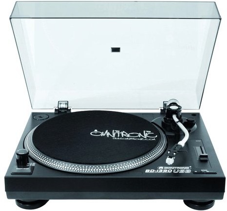 Omnitronic BD-1390 DJ-gramofonów, USB, czarny 10603041